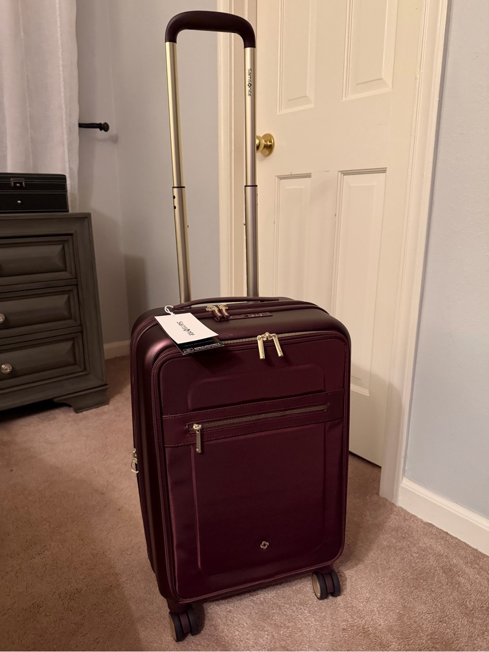 Samsonite Burgundy Travel Carry-On Spinner